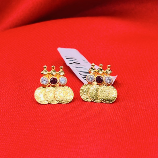 HEAD COIN EARRING