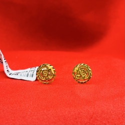 OM ROUND EARRING