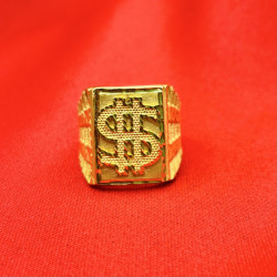 DOLLAR GOLD RING