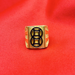 DOUBLE COIN RING