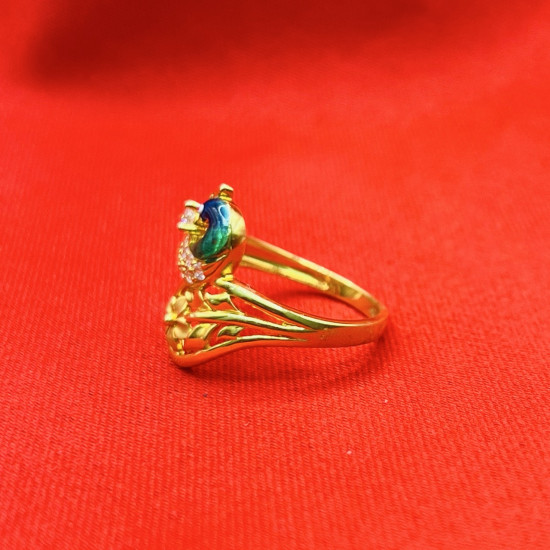 PEACOCK ENAMEL RING PEACOCK ENAMEL RING