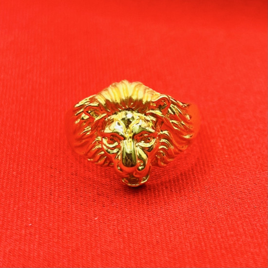 LION FULL GOLD RING
