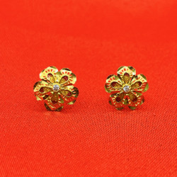 FLOWER ENAMEL EARRING