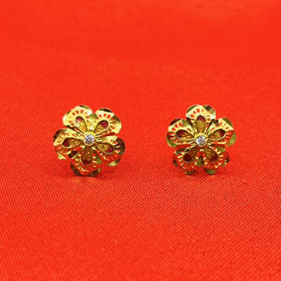 FLOWER ENAMEL EARRING