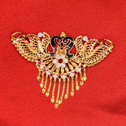 PEACOCK STONE LOCKET
