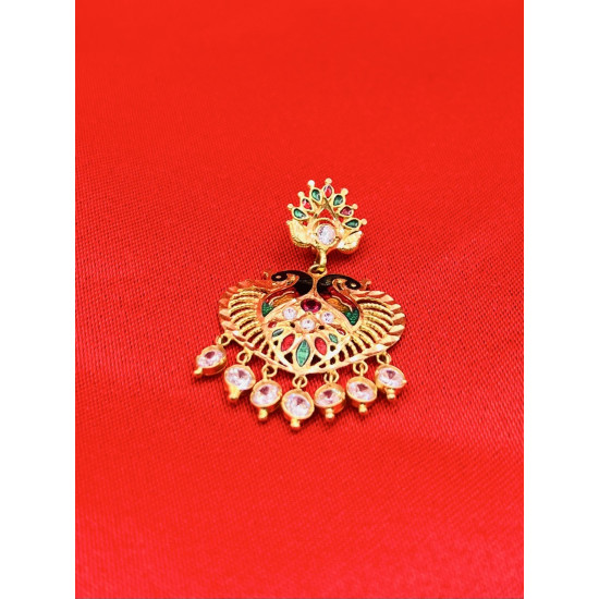 PEACOCK ENAMEL LOCKET