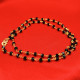 CRYSTAL BLACK BALL CHAIN