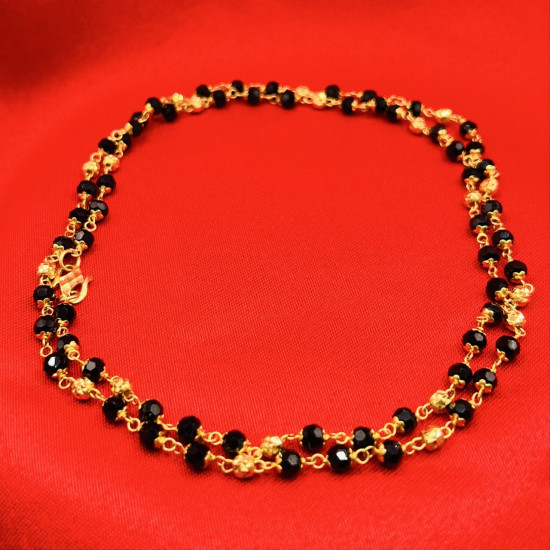 CRYSTAL BLACK BALL CHAIN CRYSTAL BLACK BALL CHAIN