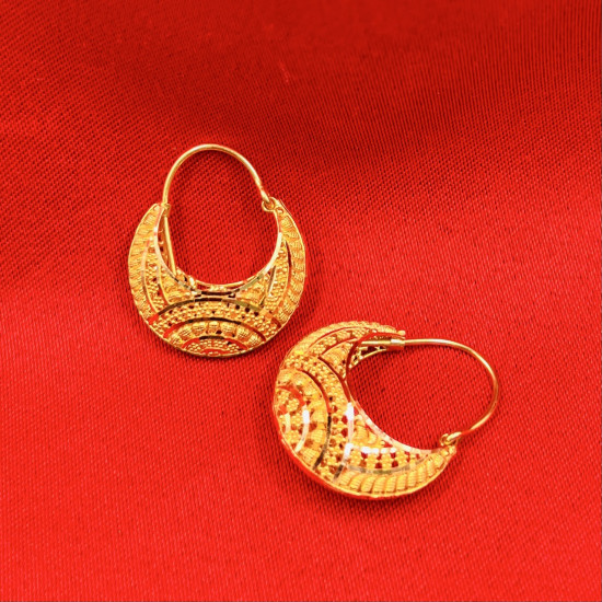 FANCY GOLD EARRING FANCY GOLD EARRING