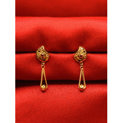 PEACOCK ENAMEL EARRING