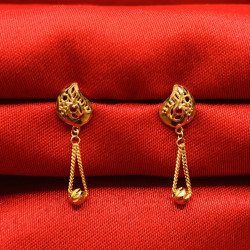 PEACOCK ENAMEL EARRING