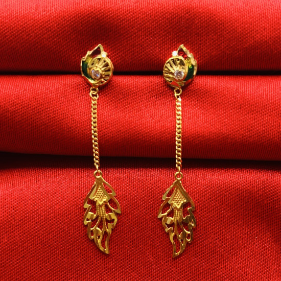 PEACOCK ENAMEL EARRING PEACOCK ENAMEL EARRING