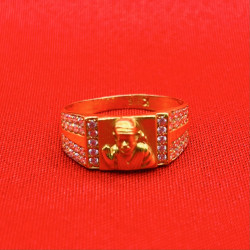 SAI BABA STONE DESIGN RING