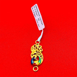 PEACOCK ENAMEL LOCKET