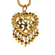 HEART DANGLING GOLD 