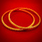 GOLD DESIGN BANGLES 916