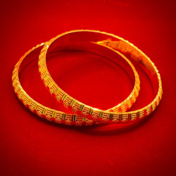 DUBAI GOLD BANGLES 916