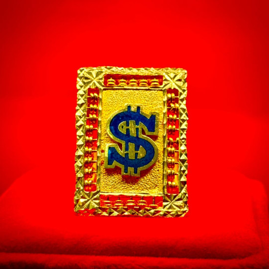 DOLLAR ABACUS BISCUIT RING 916