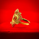 BOMBAY FANCY GOLD RING 916