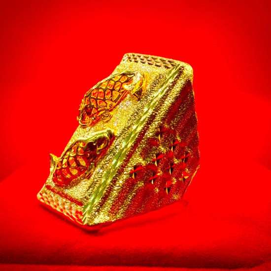 DOUBLE FISH BISCUIT RING 916