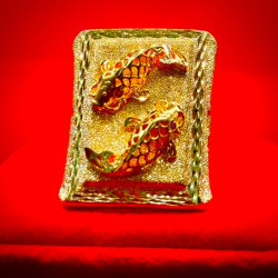DOUBLE FISH BISCUIT RING 916