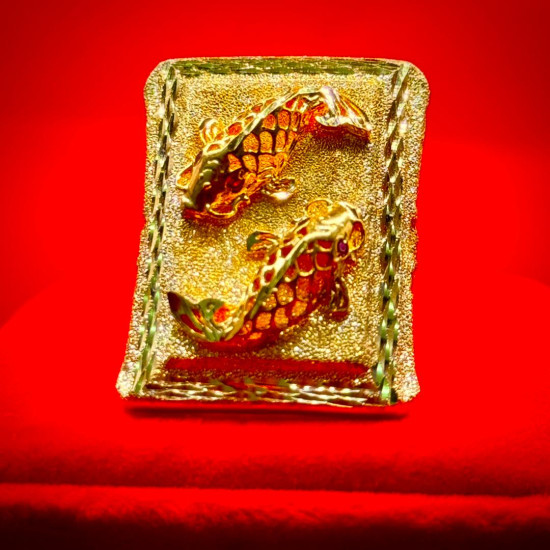 DOUBLE FISH BISCUIT RING 916