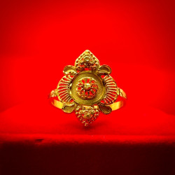 BOMBAY FANCY GOLD RING 916