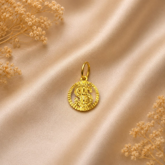 DOLLAR ROUND LOCKET