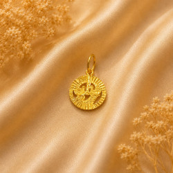 OM ROUND LOCKET