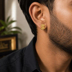 MEN DOLLAR EARRING