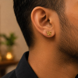 MEN NAZI EARRING