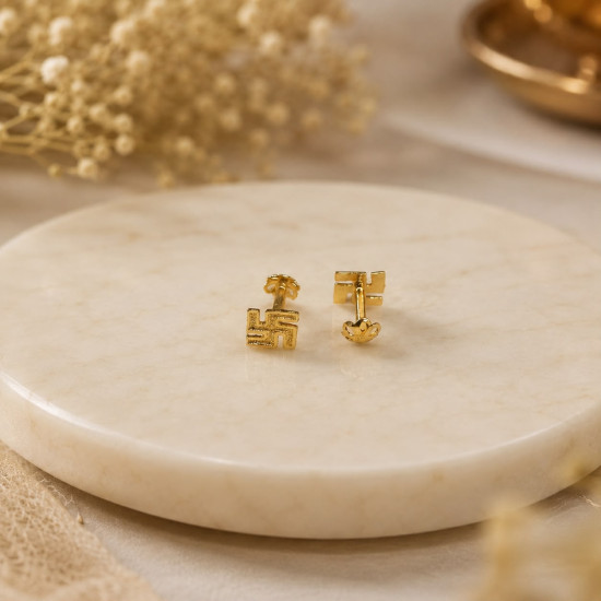 MEN NAZI EARRING