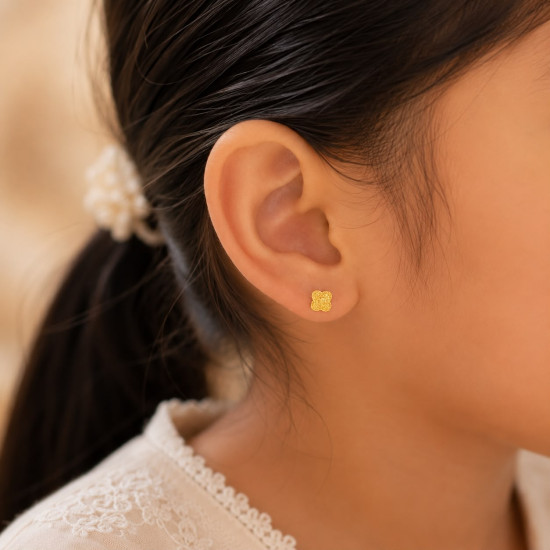 KIDS CLOVER EARRING