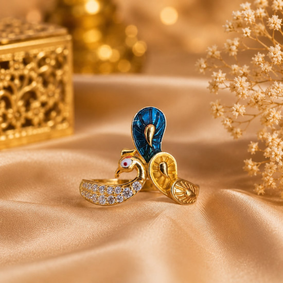PEACOCK RING   ( FREE WORKMANSHIP)