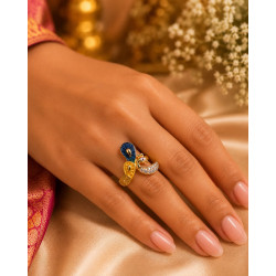 PEACOCK RING   ( FREE WORKMANSHIP)