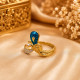 PEACOCK RING   ( FREE WORKMANSHIP)