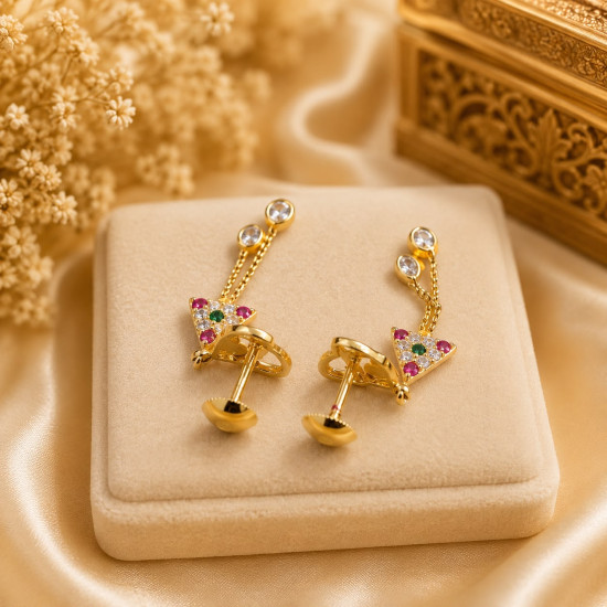 BOMBAY DESIGN EARRING   ( FREE WORKMANSHIP )
