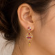 FANCY STONE EARRING   (FREE WORKMANSHIP)