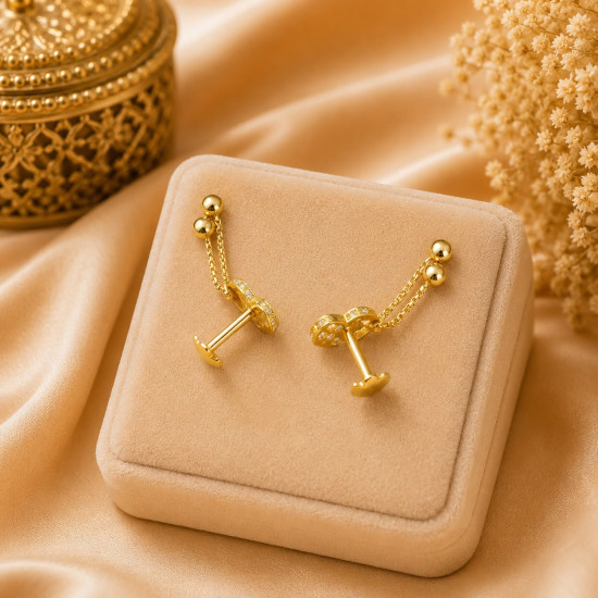 BOMBAY DESIGN EARRING   ( FREE WORKMANSHIP )