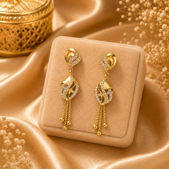 BOMBAY DESIGN EARRING   ( FREE WORKMANSHIP )