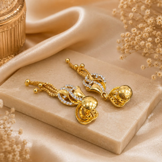 BOMBAY DESIGN EARRING   ( FREE WORKMANSHIP )
