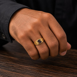 MAN DOLLAR RING ( HOLLOW )