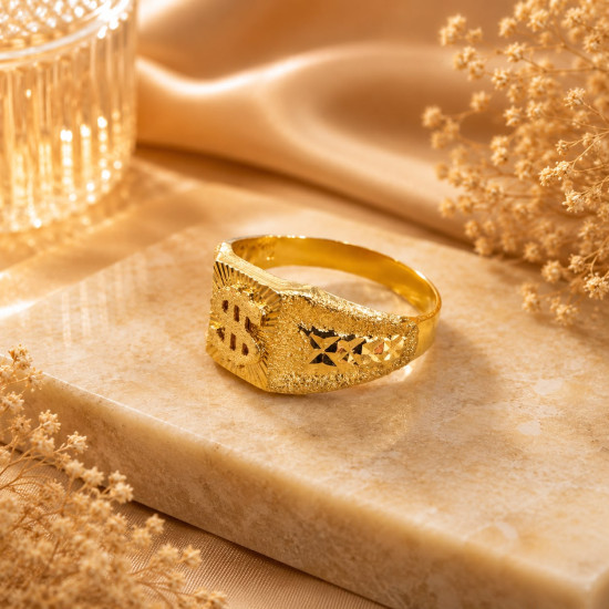 MAN DOLLAR RING  ( HOLLOW )