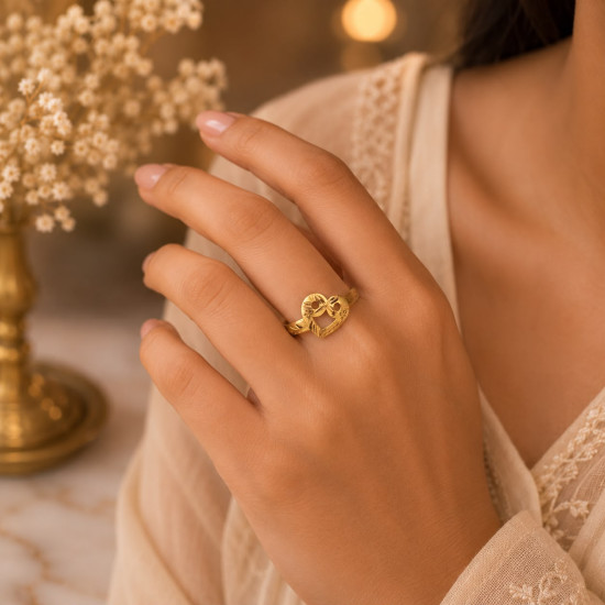 LOVE DESIGN RING ( HOLLOW )