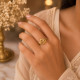 LOVE DESIGN RING ( HOLLOW )