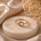 FLOWER DESIGN RING ( HOLLOW )