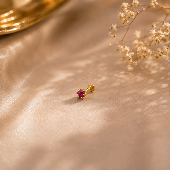 ONE STONE NOSE PIN ( 916 )