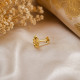 FLOWER GOLD NOSE PIN ( 9K )