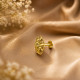 FLOWER GOLD NOSE PIN ( 9K )