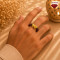 PIXIU DRAGON RING ( CAT EYE RED )